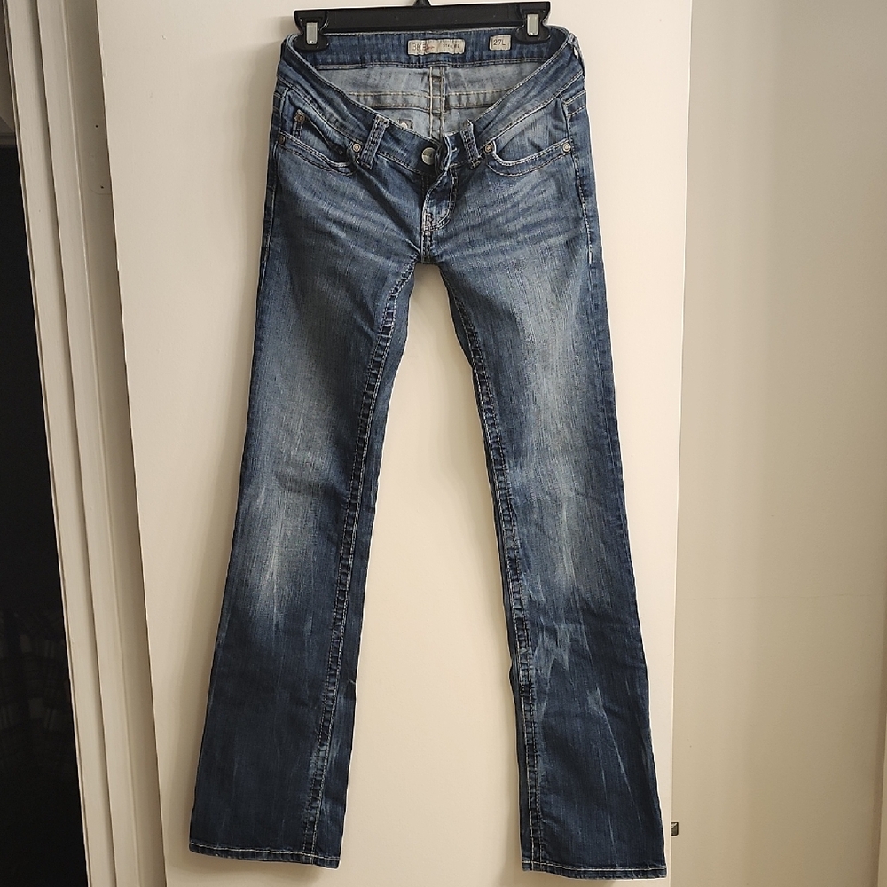 BKE Women's Boot Cut Jeans in Classic Blue
